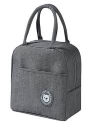 Modern Trending portable insulated thermal lunch tote bag designed for carrying meals and snacks to work, school, or picnics.