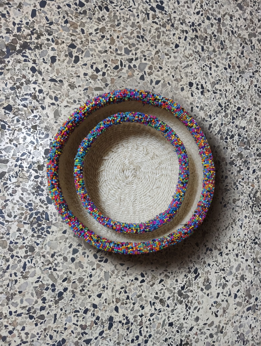 Beaded Bread Basket.