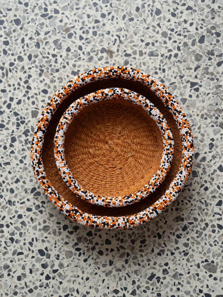 Beaded Bread Basket.