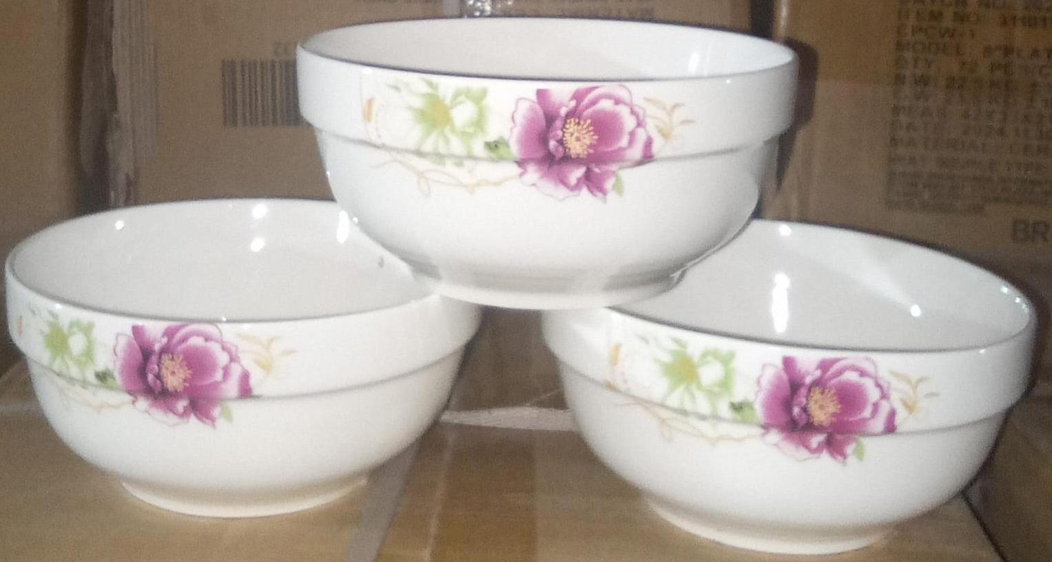 6-INCH BOWLS – 6PCS SET OF EVERYDAY ELEGANCE! 🍜
Serve your meals with simplicity and style using this 6-piece set of 6-inch bowls — perfect for daily dining and special occasions alike.
✨ Set of 6 du
