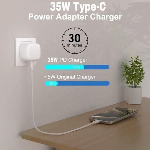 Apple iPhone 16 17 Charger, USB C Charger 35W PD Fast Charger Plug with 1M USB C to C Cable Compatible for iPhone 16 Pro,6 Pro Max,16 Plus,15,15 Pro, iPad Pro,Air,Mini Type C Charge