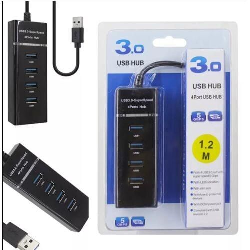 4 Port USB 3.0 5Gbps High Speed USB Hub Splitter Multiport For PC Computer Docking Station Adapter For Macbook PC Laptop