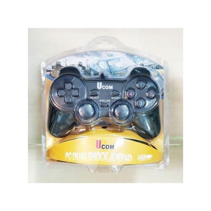 High-precision Ucom Wired USB Gamepad, featuring an ergonomic design and plug-and-play compatibility for the ultimate PC gaming experience.