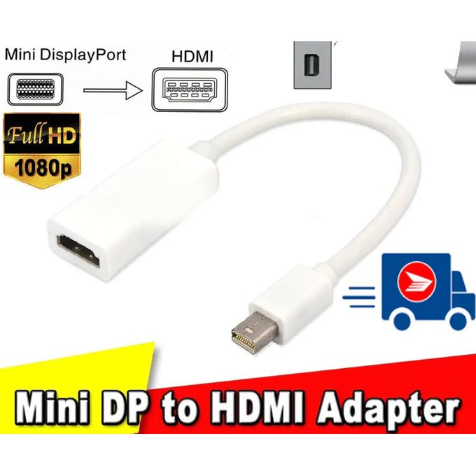 Thunderbolt Mini DisplayPort DP to HDMI Cable 1080P TV Projector Display Port to HDMI Adapter Cable For Mac Macbook Pro Air