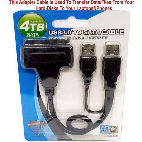 SATA to USB Cable USB 3.0 to SATA III Hard Driver Adapter for 2.5" HDD/SSD SATA III Hard Disk Drive USB SATA Converter