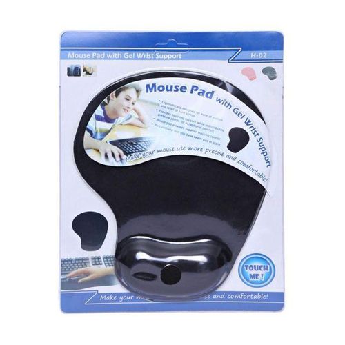 Ergonomic Mouse Pad with Gel Wrist Rest Support for Gaming Computer, Laptop, Home, Office & Travel