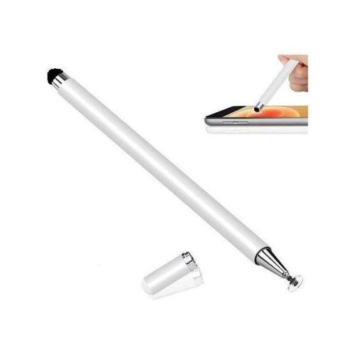 Universal Stylus Pen - Double-Head Touch for iPhone, iPad, Samsung, Tablets - White