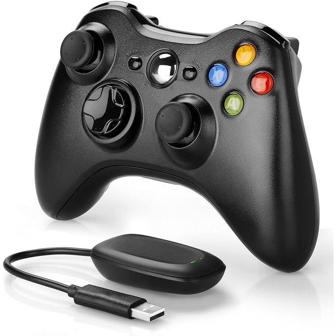 Xbox Wireless 360 Gamepad | High-Precision Gaming Controller | Ergonomic Design | Dual Vibration Feedback | Wireless Connectivity | Windows PC & Xbox Compatible