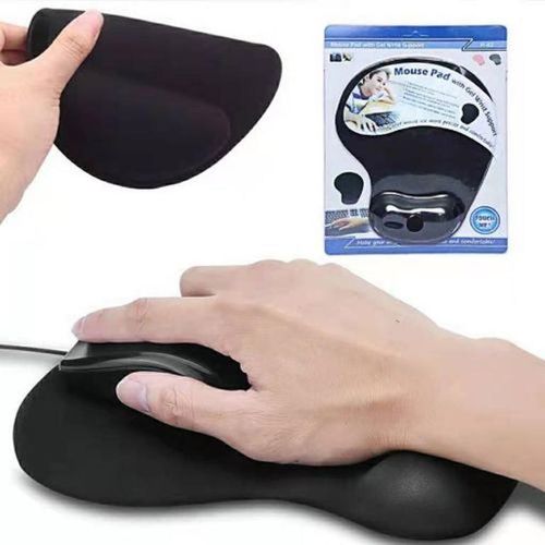 Ergonomic Mouse Pad with Gel Wrist Rest Support for Gaming Computer, Laptop, Home, Office & Travel
