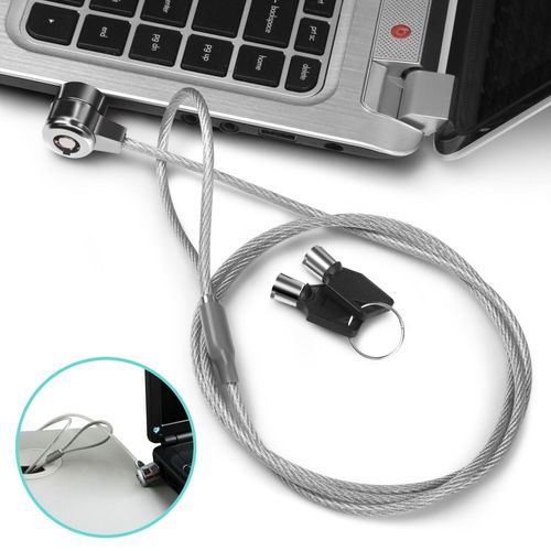 Laptop Notebook Lock Security Cable With 2 Keys