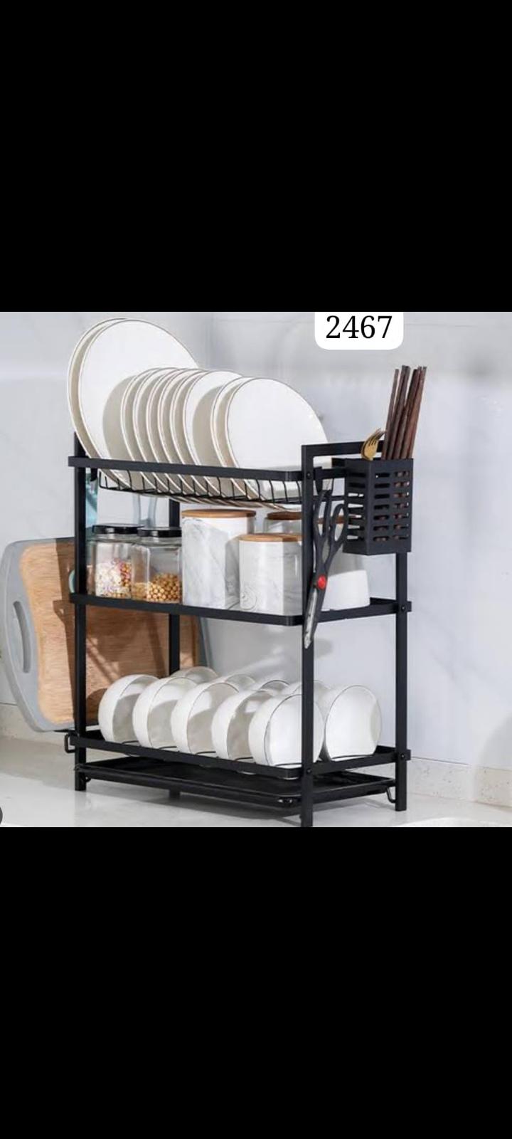 3 layer dish rack