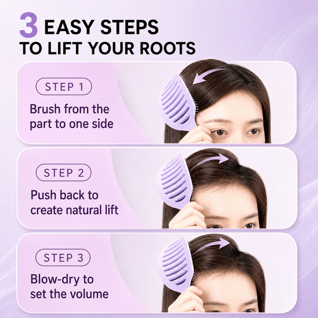 Hair Brush Self-Cleaning Anti-Static Detangling Scalp Massage Air Cushion Com Anti-static Haird