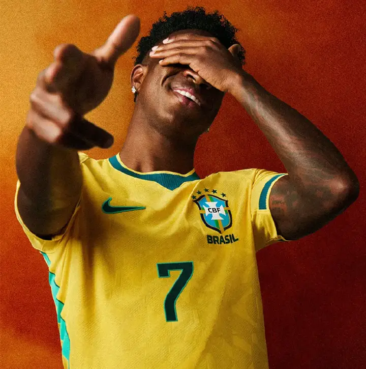 Brazil Home Football Jersey – Men's Yellow Soccer Fan Shirt | Breathable Sportswear 2025/2026 Edition