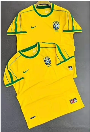 Brazil Home Football Jersey – Men's Yellow Soccer Fan Shirt | Breathable Sportswear 2025/2026 Edition