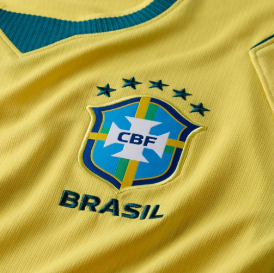 Brazil Home Football Jersey – Men's Yellow Soccer Fan Shirt | Breathable Sportswear 2025/2026 Edition