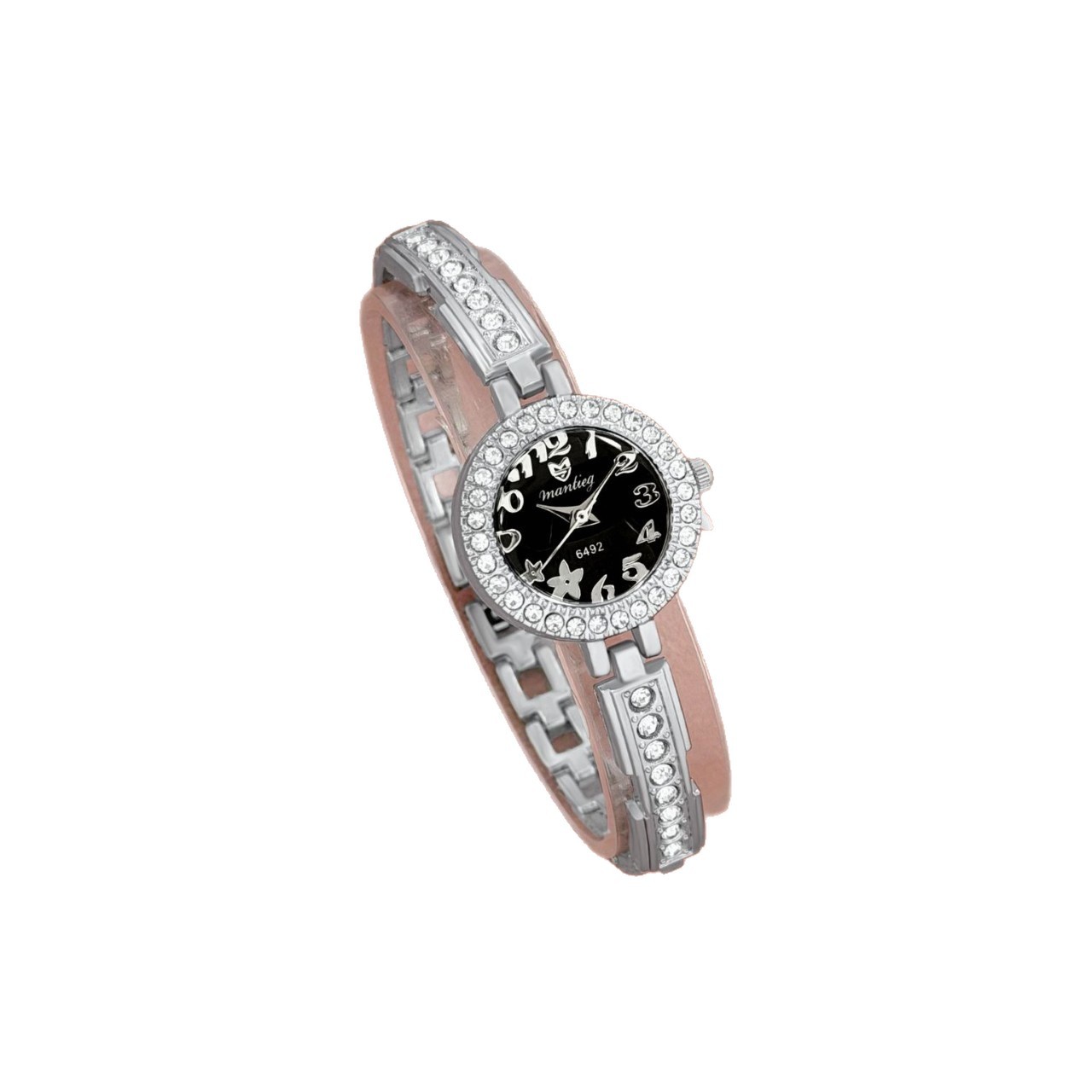 2 * PCS Tiktok net red watch female fashion small bracelet with diamond temperament student European and American women's bracelet quartz female student watch