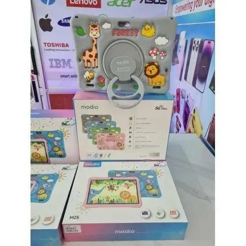 Modio M25 Kids Tablet Pc, Android 8GB RAM 512GB ROM Virtual Storage10.1 Inches Sim Card Support, WIFI, Dual Camera With Free Gifts