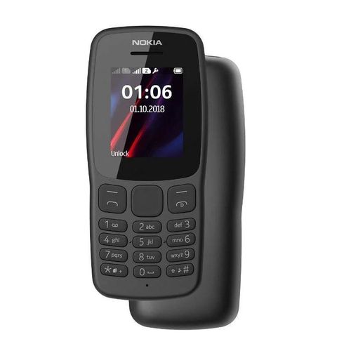 Nokia 106 Dual SIM Feature Phone with Long Battery Life, Original Kabambe Katululu kaduda Strong Signal Reception, Durable Build Quality, Bright Display Screen, Loud Speaker, Classic Keypad Design Rel