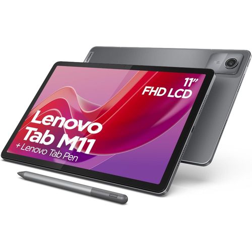 Lenovo Tab M11 Android Tablet 11 Inch Full HD 1200p ,128 GB, Tab Pen ,WiFi,6 GB RAM ,Designed for Portable Entertainment