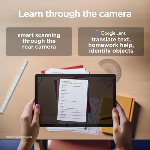 Lenovo Tab M11 Android Tablet 11 Inch Full HD 1200p ,128 GB, Tab Pen ,WiFi,6 GB RAM ,Designed for Portable Entertainment