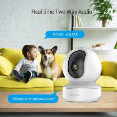 EZVIZ TY1 Smart Wi-Fi Pan & Tilt 1080p Camera- Nanny Camera