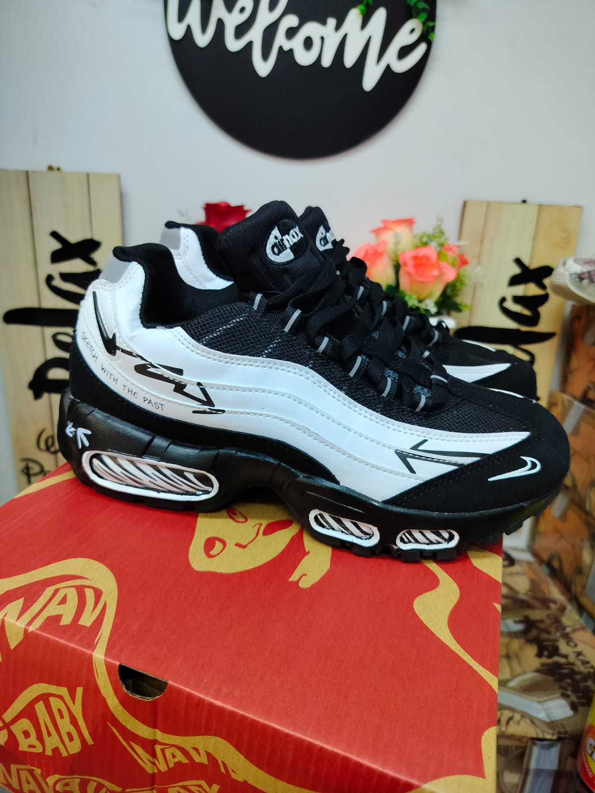 ORIGINAL AIR MAX 95 SKETCH MEN's Shoes Sneakers ;New Arrival & Best Quality Men's Shoes Airmax Cortez Sneakers