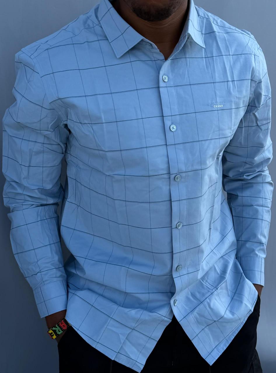 High Quality Men's Casual Long Sleeved Checkered Shirts; New Arrivals Button Down Slim Fit Men's Clothing T-Shirts / Solid Color Shirts