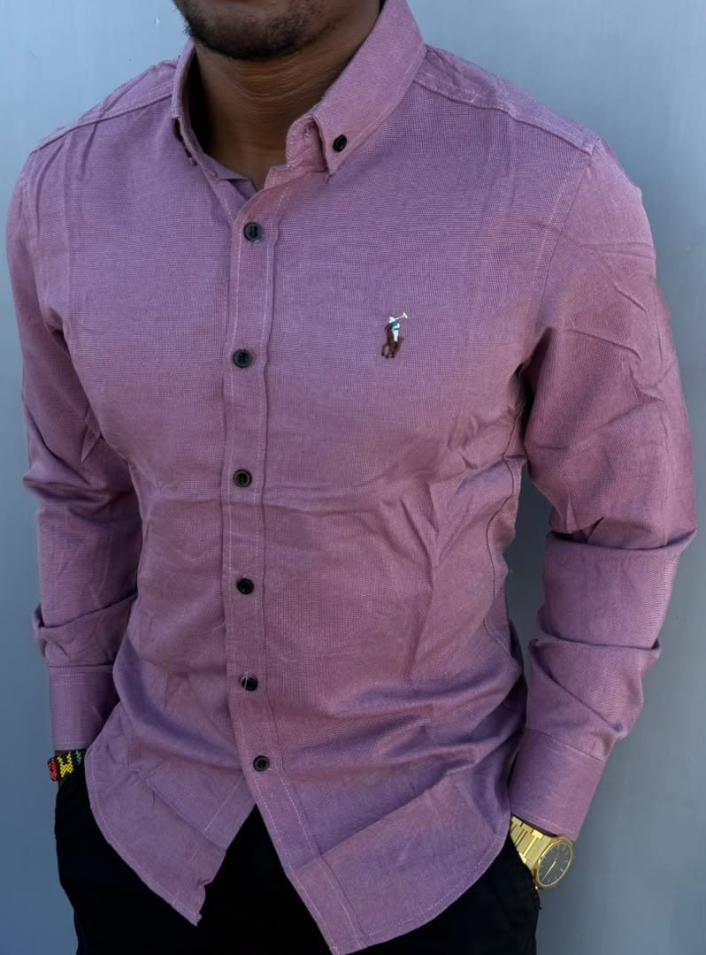 OFFER!!! High Quality Men's Casual Long Sleeved Cotton Shirts; New Arrivals Button Down Men's Clothing T-Shirts / Solid Color Shirts