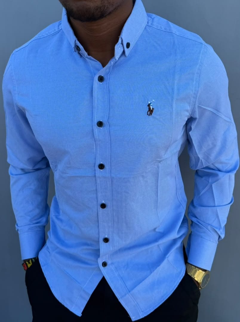 OFFER!!! High Quality Men's Casual Long Sleeved Cotton Shirts; New Arrivals Button Down Men's Clothing T-Shirts / Solid Color Shirts