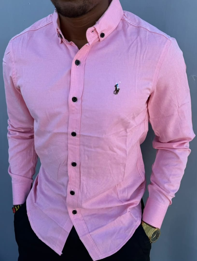 OFFER!!! High Quality Men's Casual Long Sleeved Cotton Shirts; New Arrivals Button Down Men's Clothing T-Shirts / Solid Color Shirts