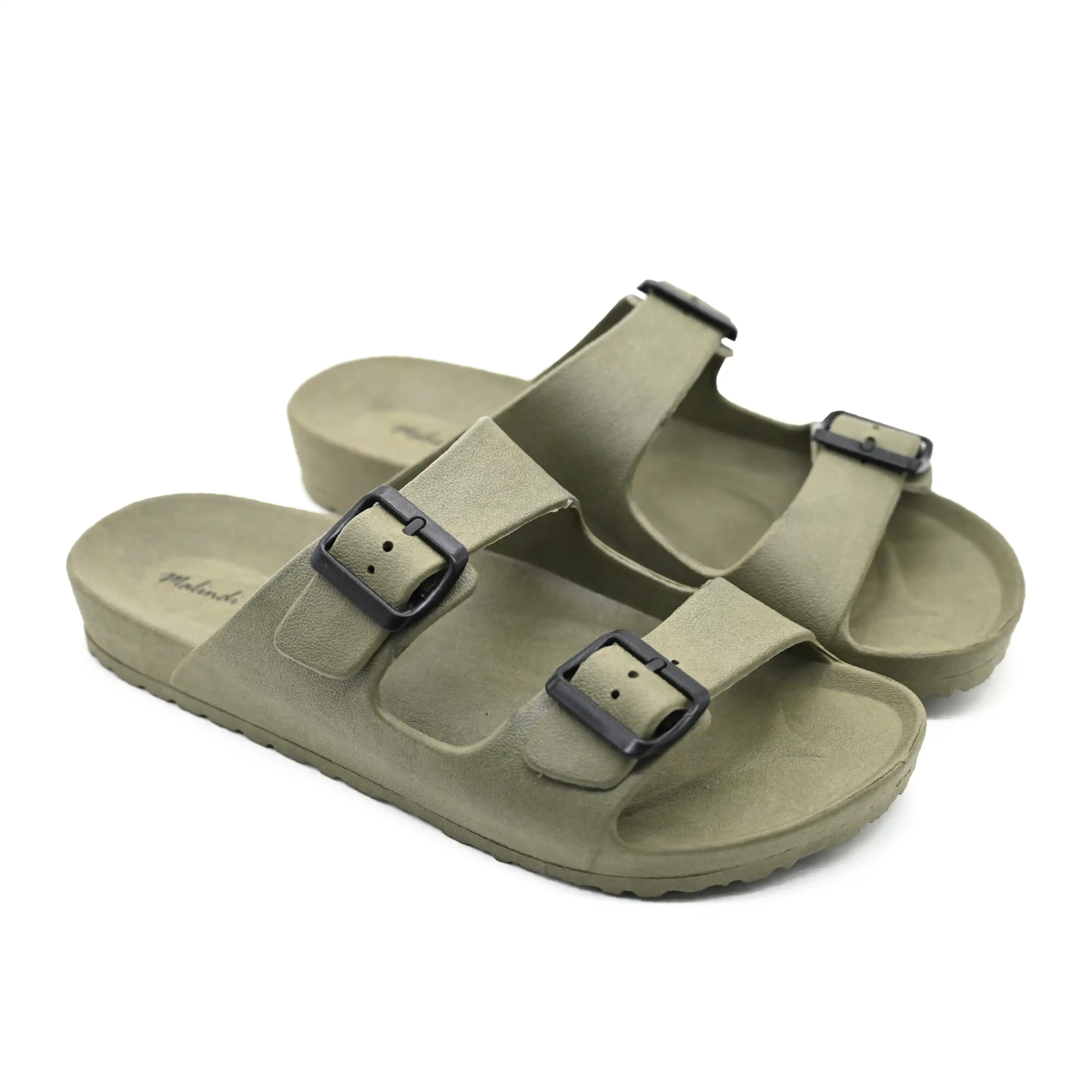 Umoja Aziza Sandals by Umoja – Unisex PVC Slip-On Sandals with Adjustable Buckle Straps, Cushioned Insole & Durable Outsole