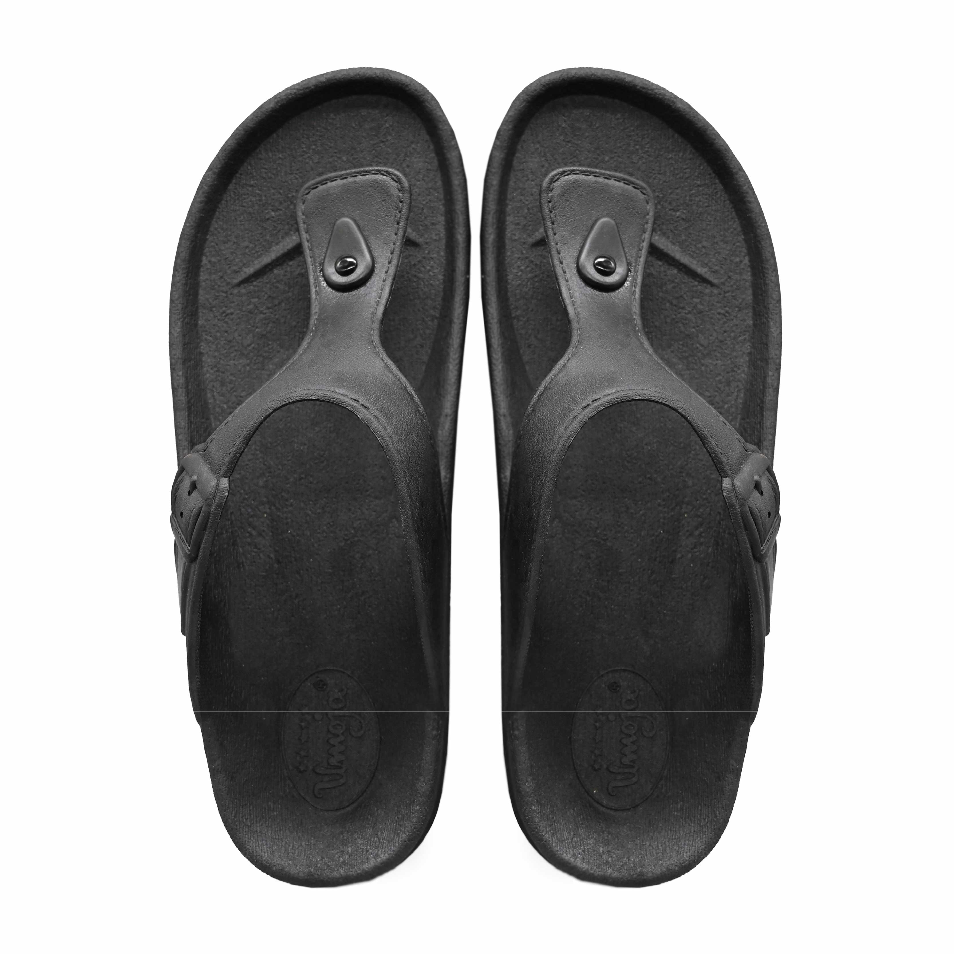 Umoja Mzuka Navy Flip-Flops – Men’s Adjustable Buckle Thong Sandals | Comfortable, Water-Resistant Footwear for Beach, Pool, Casual Outings & Everyday Wear