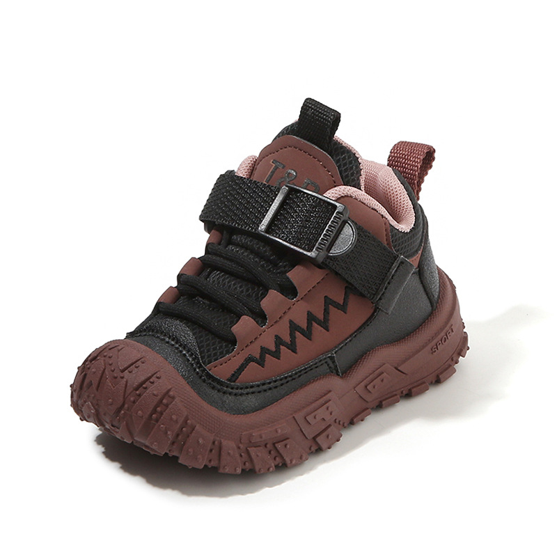 Spring and autumn new children's sports shoes light soft-soled boys and girls leisure hiking shoes running shoes suitable for daily leisure outdoor running wear.