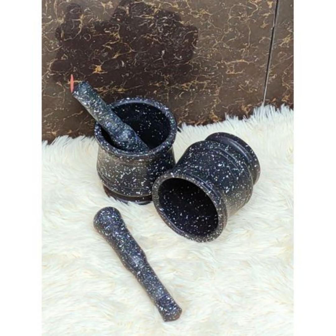 Kitchen granite pestle and motar