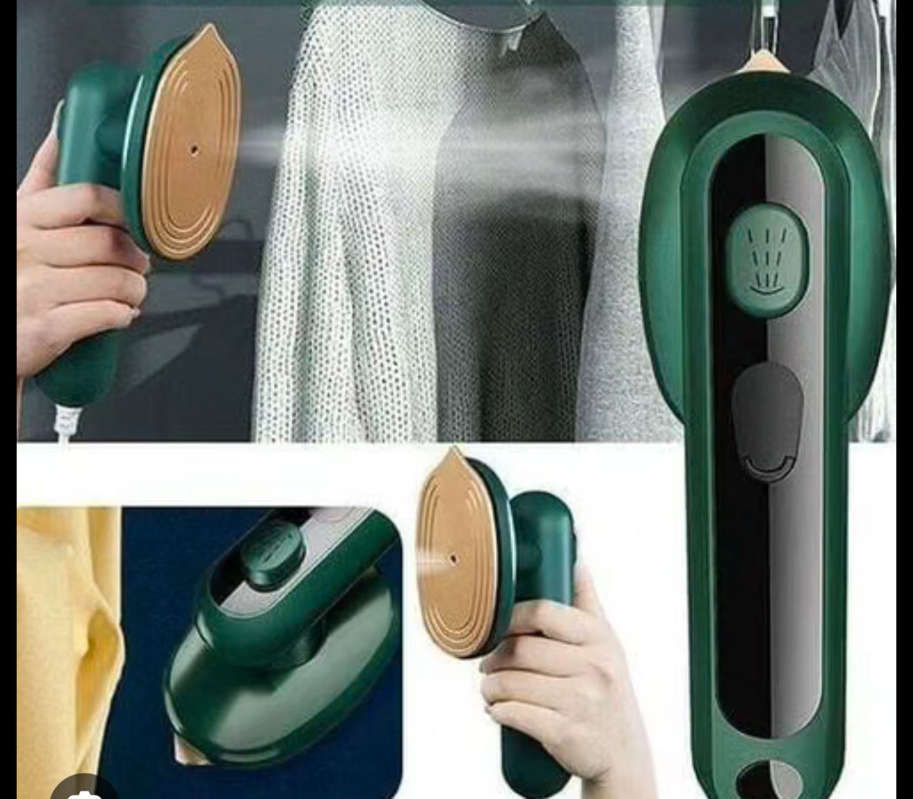 Portable spray handheld garment steamer ironing
