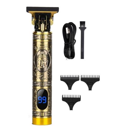 USB Cordless Hair Clipper Trimmer Beard Electric Professional Haircut Dragon Monster Rechargeable ABS Vintage Metal Shaving Machine clippers Wireless Barber