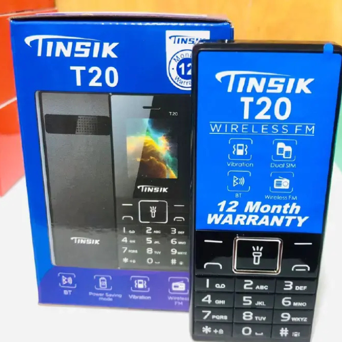 LIMITED DEALS TINSIK T20 1.77 INCH 1000mAh BATTERY KABAMBE / MULIKA MWIZI / FEATURE / BUTTON PHONE FM RADIO CAMERA TORCH DUAL SIM CARD FEATURE PHONE