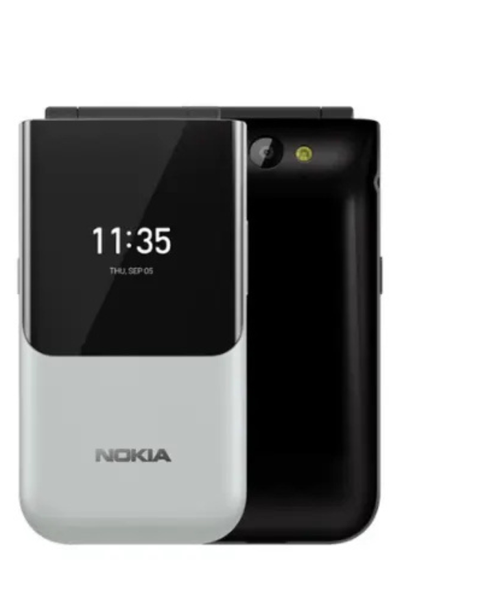 Nokia 2720 Flip Mobile, Mobile Phone, Dual Screen, Equipped with 4G Internet - Long Battery Life - Compact and Strong Dual Sim Card 4 GB Internal Memory, 512 MB RAM, Dual SIM