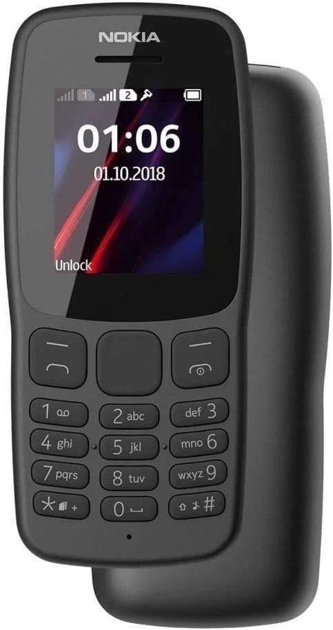 Nokia 105 4G Original (Dual SIM) Long-lasting battery Mobile Phone 800 mAh 1.77`` Dual SIM Cards Unlocked Cheap Durable Brand New Phone Classic Feature phone kabambe/ Featured phone katululu