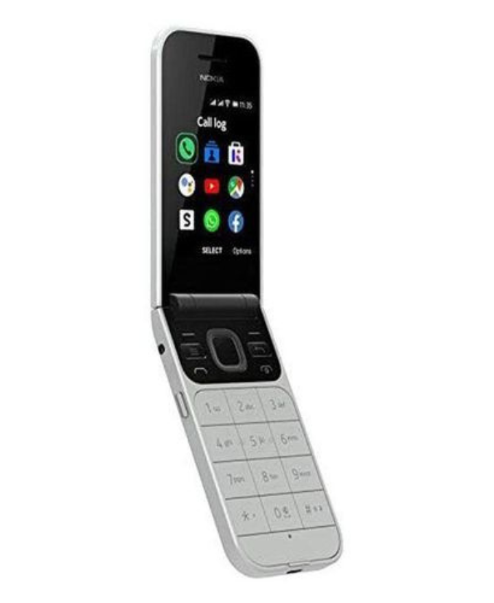 Nokia 2720 Flip Mobile, Mobile Phone, Dual Screen, Equipped with 4G Internet - Long Battery Life - Compact and Strong Dual Sim Card 4 GB Internal Memory, 512 MB RAM, kabambe/katululu/mulika mwizi/