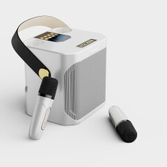 Bluetooth Speaker — Outdoor Karaoke System | High-Volume Speaker with Dual Microphones — All-in-One Home Karaoke Unit