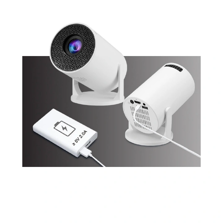 New M5 Home Smart Mini Portable Projector — USB-Powered, HD, Wireless, Mobile-Compatible