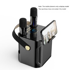 Bluetooth Speaker — Outdoor Karaoke System | High-Volume Speaker with Dual Microphones — All-in-One Home Karaoke Unit