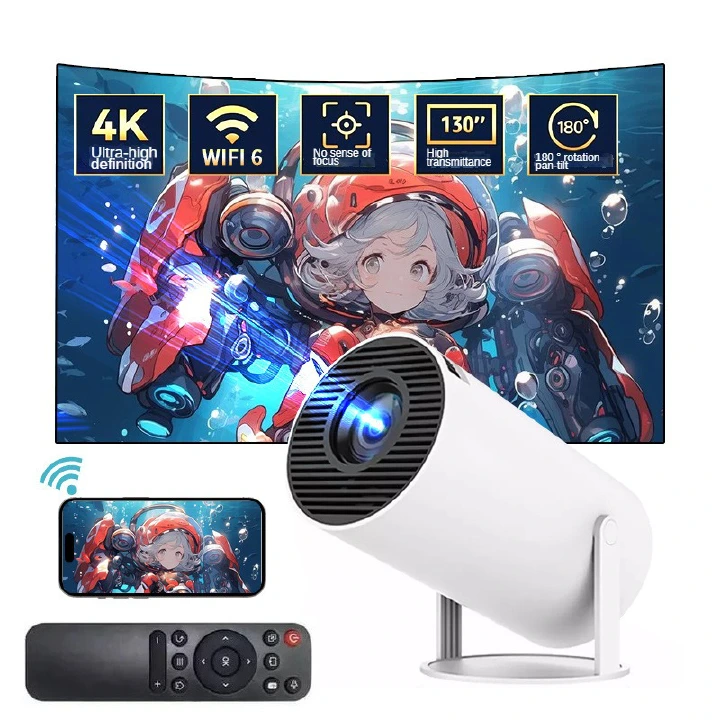 Gimbal Projector — Home Ultra-HD Wall Projection — Portable Projector
