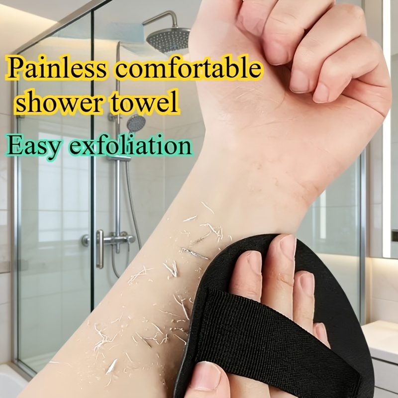 4Pcs Silicone Body Scrubber Set, Exfoliating Bath Brush with Massage & Deep Cleaning Function, Shower Scrubber Tool for Back, Body Care Accessories for Home Bathroom