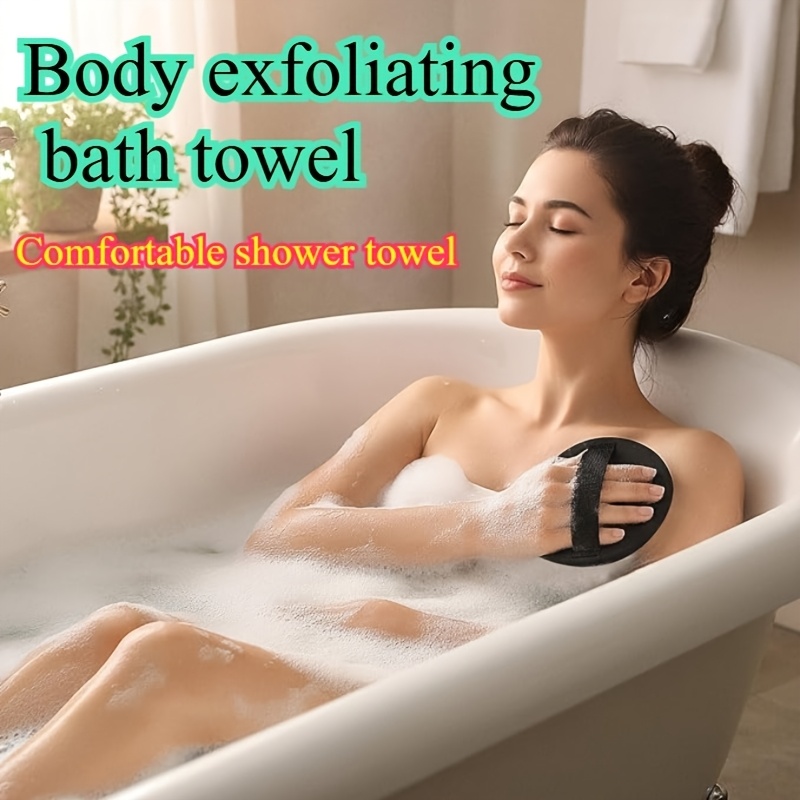 4Pcs Silicone Body Scrubber Set, Exfoliating Bath Brush with Massage & Deep Cleaning Function, Shower Scrubber Tool for Back, Body Care Accessories for Home Bathroom