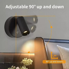 USB Rechargeable Magnetic LED Touch Wall Light Wireless Cabinet Spotlight Night Light
