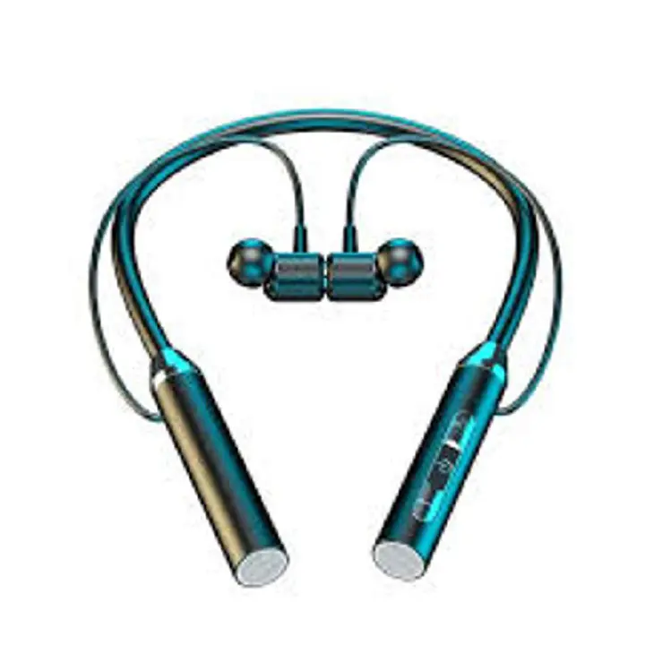 Newly Original JBL Bluetooth Sports Earphones 5.0 Wireless Headphones Wired Magnetic Sports Waterproof Neckband Earphones w/Mic in-Ear, IPX4 Sweatproof Deep Bass Headset for Phone Call Music Sports