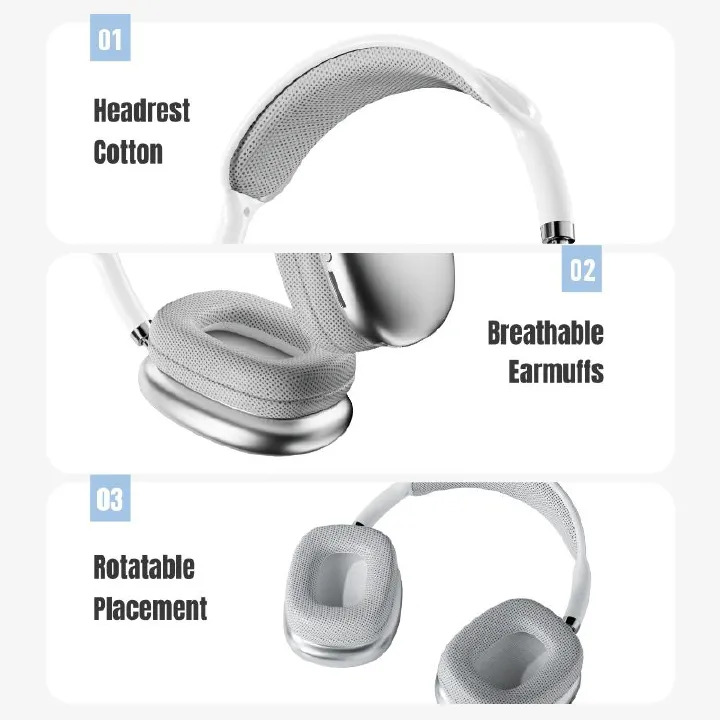 The latest hot selling P9 Pro Max TWS microphone noise cancelling bass subwoofer fashion wireless sports headphones Big Bass  20H Battery  Wireless Freedom  Grab Your P9 Pro Max Today!