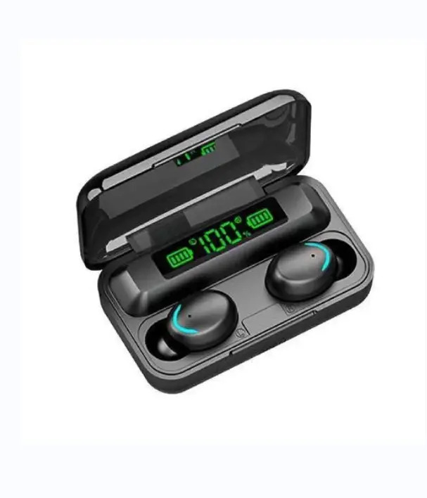 BEST SAMSUNG F9-5 TWS Wireless Bluetooth Earphone V5.3 Earpods Deep Bass & Clear Treble LED Display Wireless Earphones With HI-FI Stereo Sound Sports Waterproof Earbuds Headsets Noise Reduction